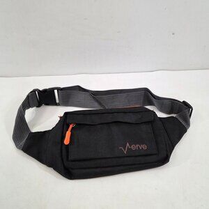 Verve Belt Bag Fanny Pack Black & Orange Unisex